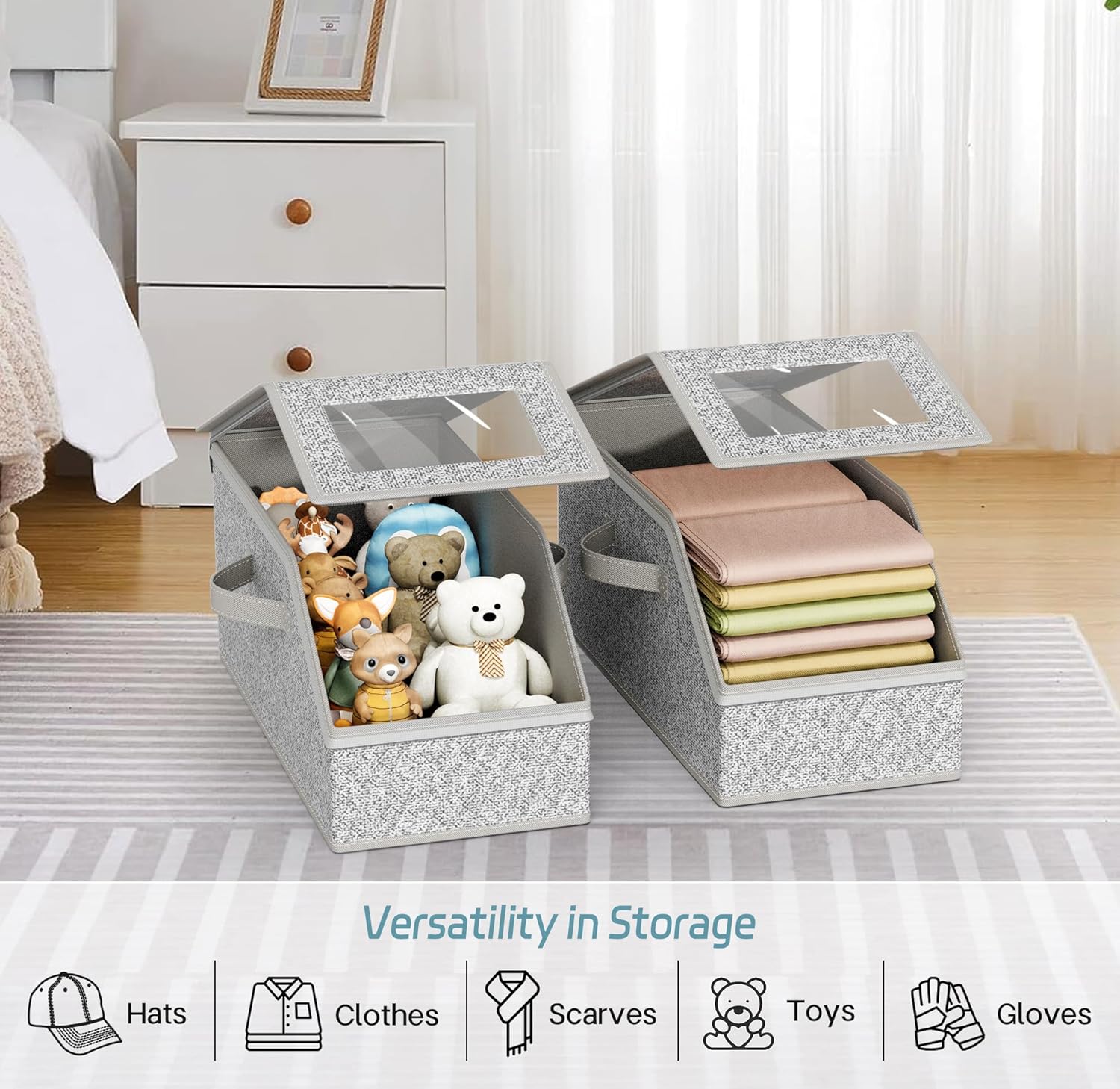 Fathers Day Gifts 1 or 2 PCS Stackable Hat Storage Boxes for Baseball Caps, Holds Up to 24 Hats, Durable Cardboard Box for Men, Classic Style, Wardrobe Organizer Fathersdaygift Fathers Day Gifts 1 or 2 PCS Stackable Hat Storage Boxes for Baseball Caps, Holds Up to 24 Hats, Durable Cardboard Box for Men, Classic Style, Wardrobe Organizer Fathersdaygift