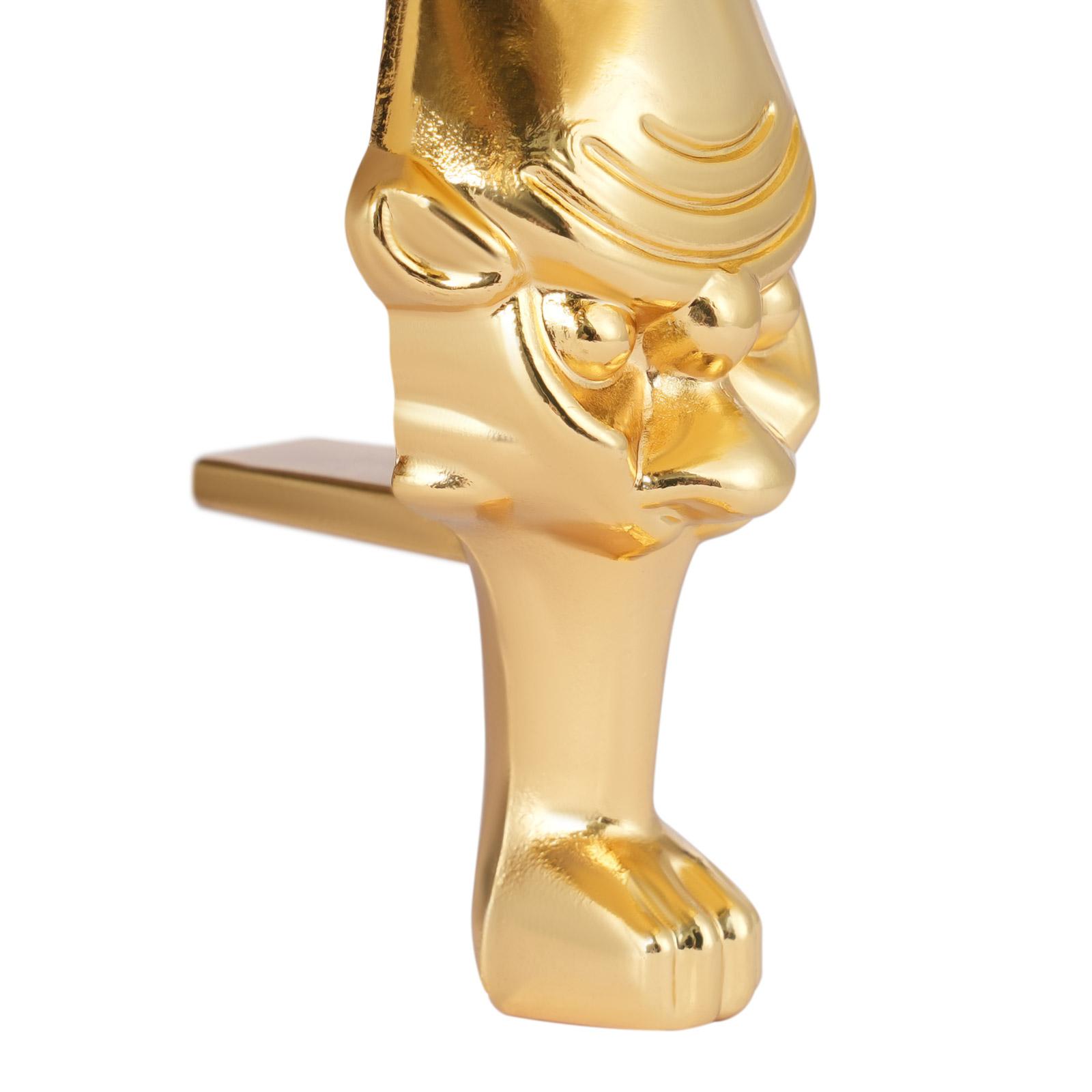 CNCEST 8.7" Traditional Chafing Dishes (Set of 4) Palatial Style Gold Tripod Warmers w/Alcohol Stoves for Catering & Banquets, Home and Party