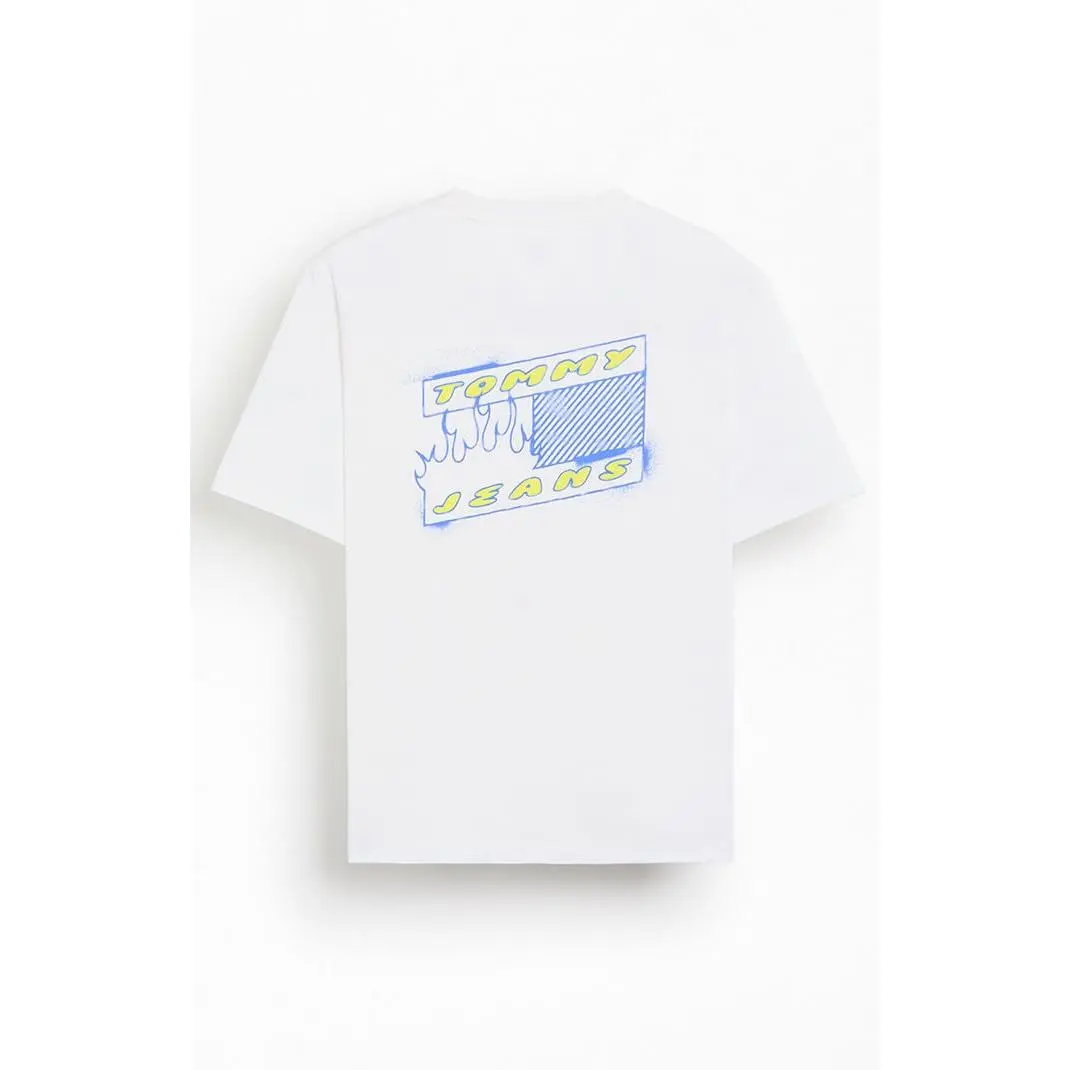 Tommy Jeans Men's 90's Bubble Flag T-Shirt - Multicolor