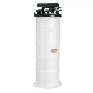 VEVOR Fluid Extractor 1.74 Gallons 6.5 Liters Pneumatic Manual Oil Changer Vacuum Pump with Dipstick Suction Hose for Automotive Fluids