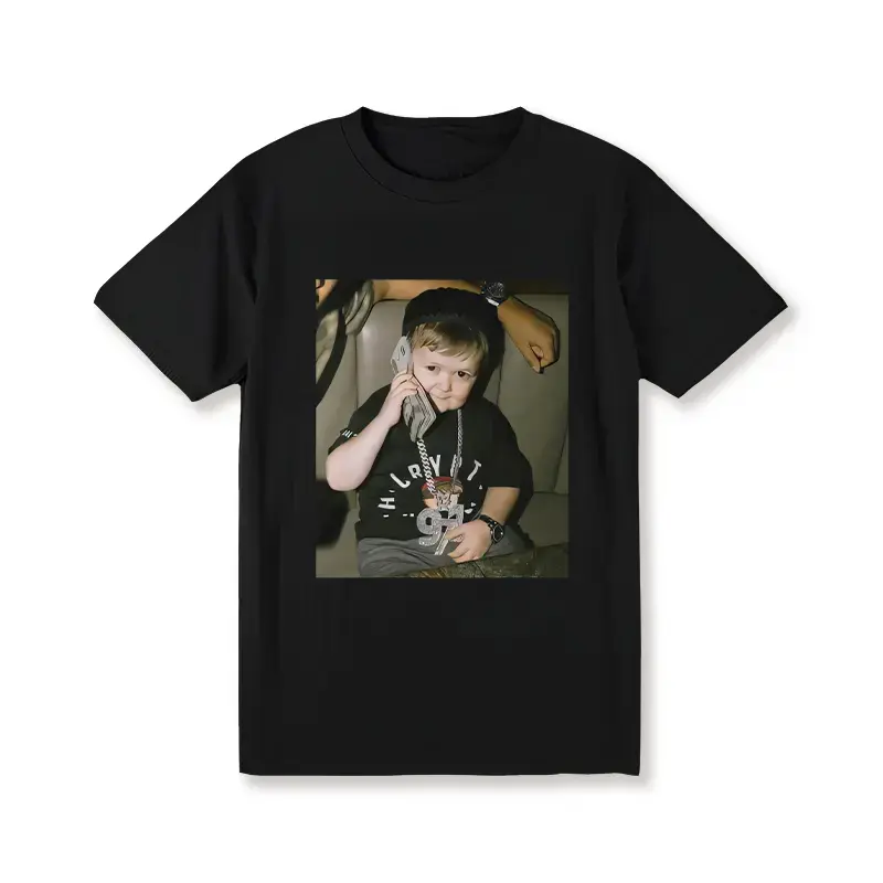 [100% Cotton] Funny Meme TShirt, Hasbulla Magomedov Money Phone, Hasbulla Shirt, Mini Khabib Meme T-Shirt For Men And Women