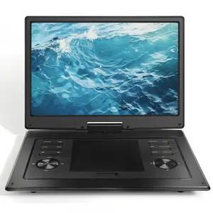 Portable DVD Player 17.9" HD Screen Supports Multiple Formats TV Sync USB SD 270° Rotation 180° Flip Compact for Car Home Travel Remote Audio Sound System with Long Battery Life