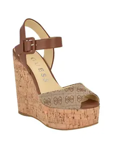 GUESS Female Lyrica Linen Wedges