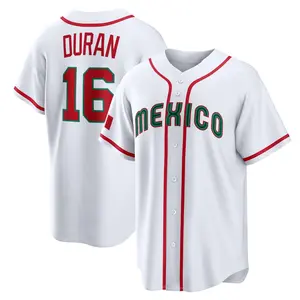 Jarren Duran 16 Mexico Team Baseball Jersey, Men's Gameday Sportswear Top