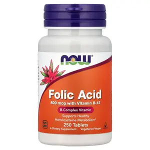 NOW Foods Folic Acid, 250 Tablets