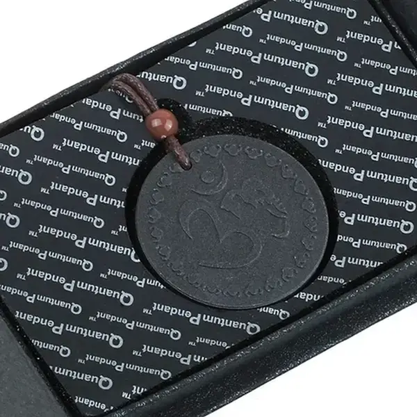 OM Quantum EMF Protection Necklace (Energy Ions Healing Shungite Stone)