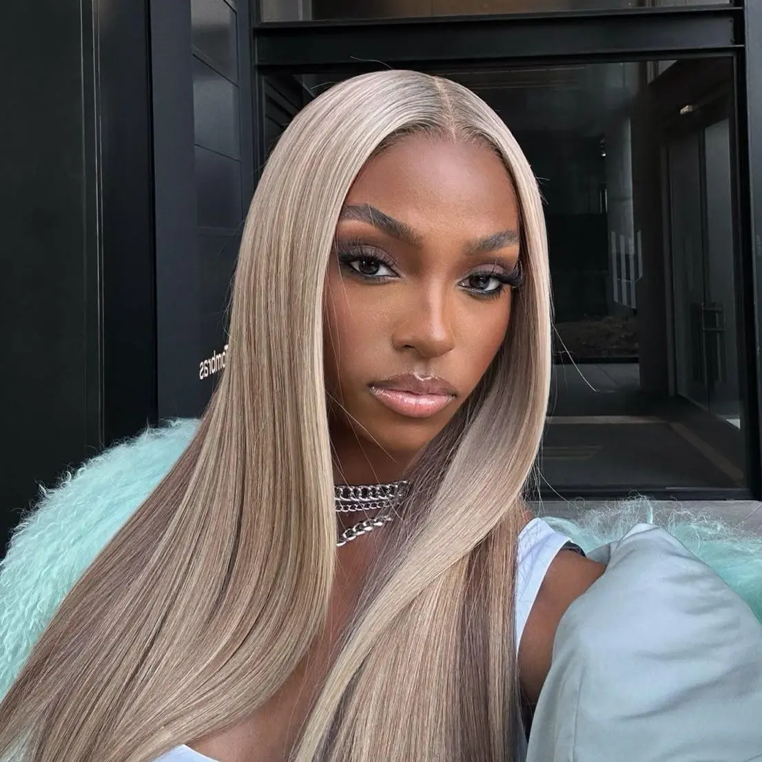 AliPearl Wigs Blonde Highlight #P18/613 Straight 5x5 Glueless Wig & 13x4 Lace Front Wig with Drawstring Ready to Go Pre Cut Pre Plucked Human Hair #SummerFinds