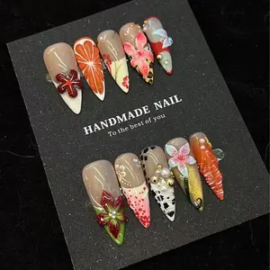 Lior--(US)5-15 Lucky Bags Handmade Nails Open InLive Crystal LiveRoom