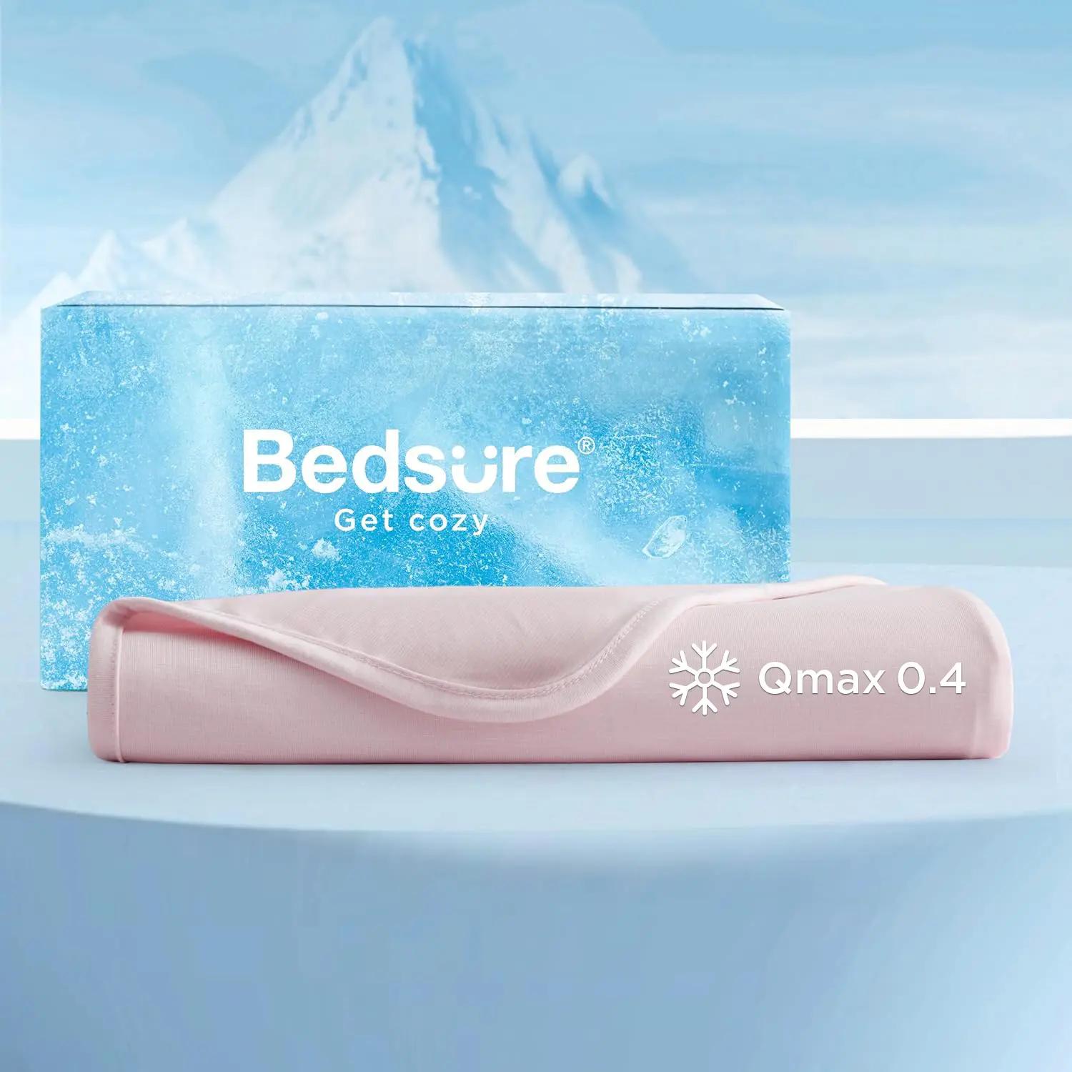 【backtoschool】Bedsure  Cooling Blanket for Hot Sleepers-  Lightweight Sheet,Breathable Oversized Reversible Design, Rayon Derived from Bamboo, Comfy Bedding, Gift for Spring,Boyfriend Gifts, Men Gifts, Teenage Bedroom Accessories