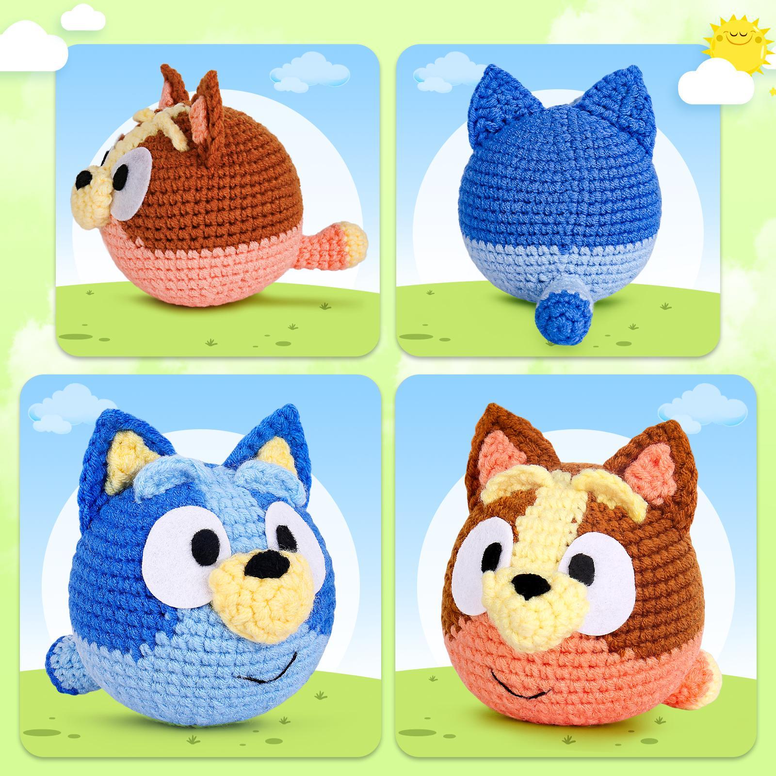 Crochetta Crochet Kit for Beginners Includes Crochet Tools with Step-by-Step Video Tutorials Cute Puppy Clearance