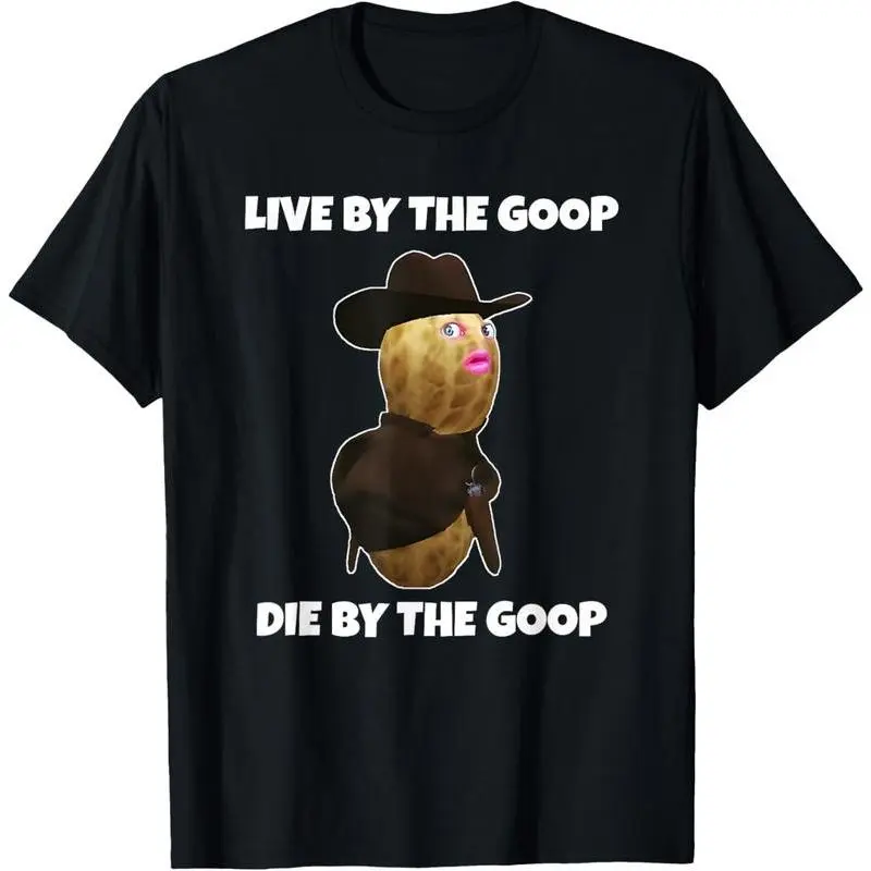 Vintage Graphic Short-Sleeve T-Shirt, Round Neck Streetwear Top with The Burnt Peanut Bungulator Goop Design
