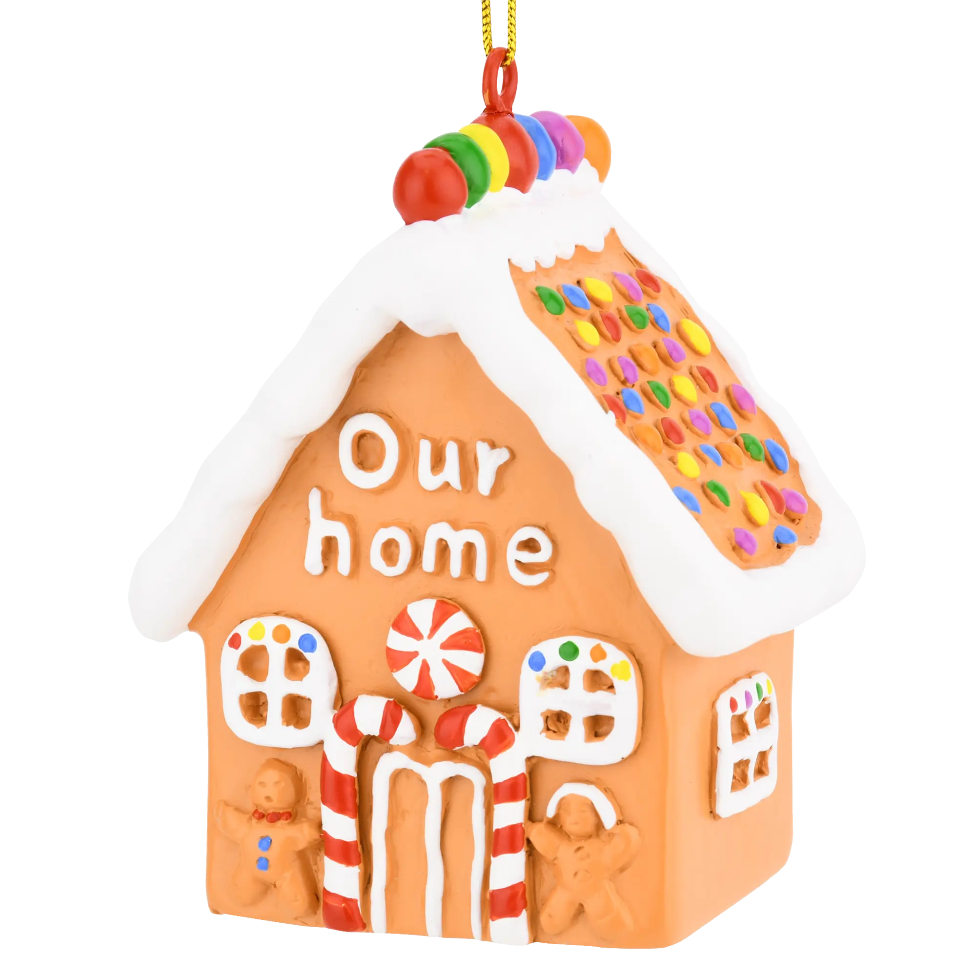 Cute Our Home Gingerbread House Christmas Ornament