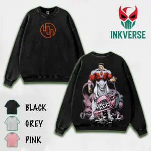 Thragg viltrumite compression Invincible Universe v3 , Invincible ss4 Comics T-Shirt, TV Show Comics Washed T-shirt invincible war graphic tee Menswear streetwear lover