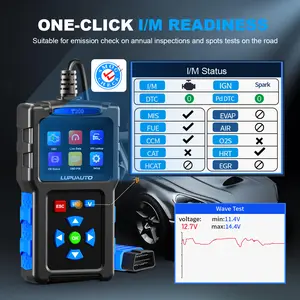 LUPUAUTO T200 OBD2 Scanner Diagnostic Code Reader with Reset & I/M Readiness, Multi-Language, for Most 1996+ OBDII Vehicles