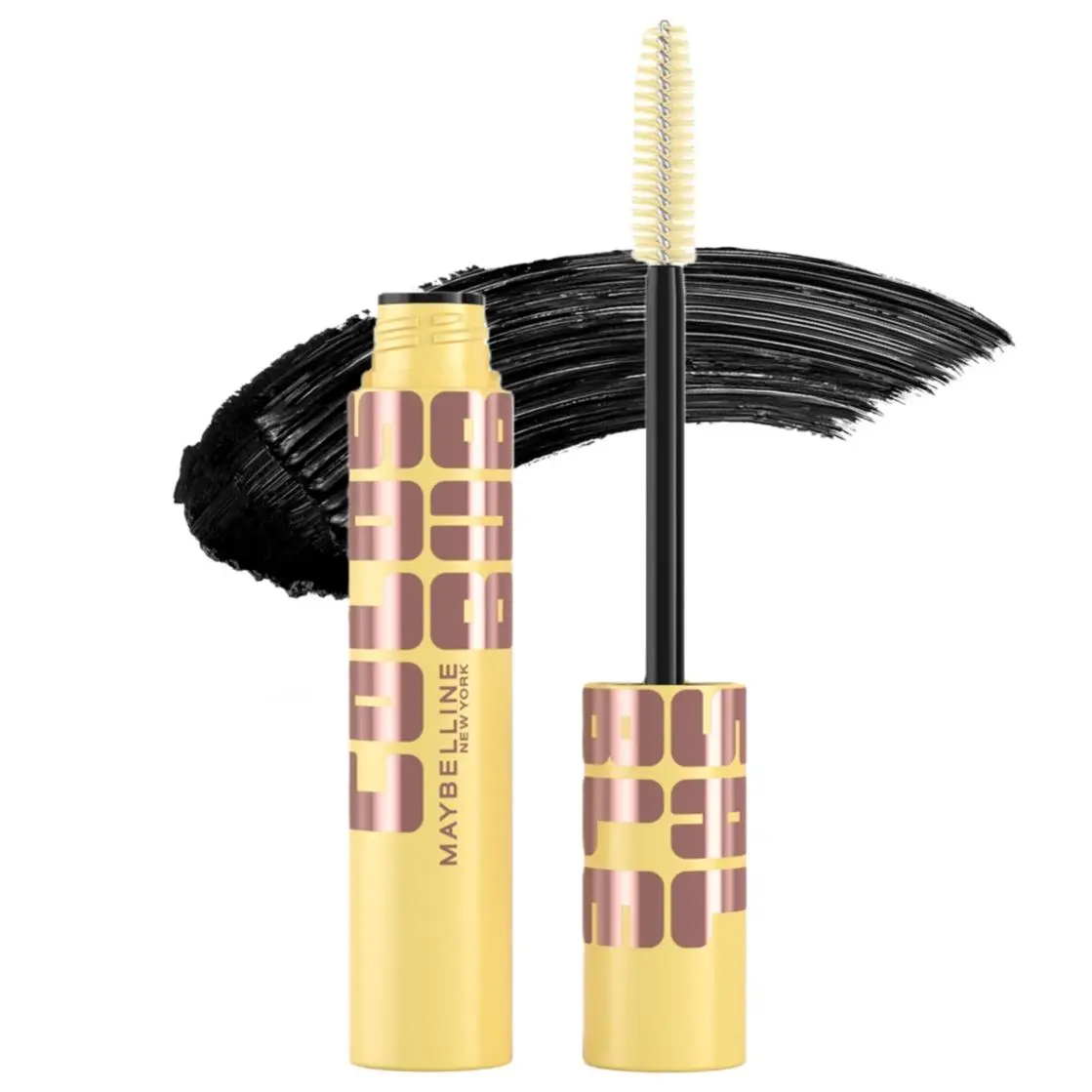Colossal Bubble Mascara, get Buildable Volume and Length for Bold, Separated Lashes, for 24HR, Maybelline New York