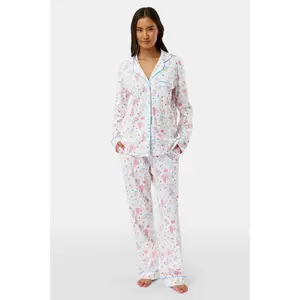 Monkey Said Yes Long Sleeve Polo Pajamas