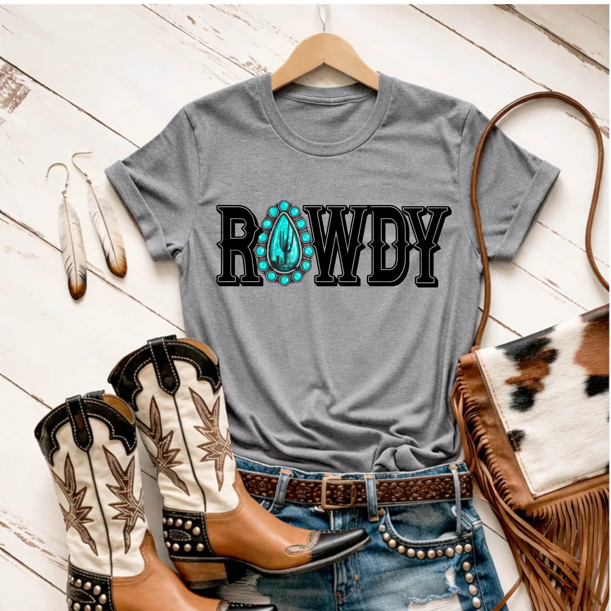 Rowdy Concho Graphic Tshirt