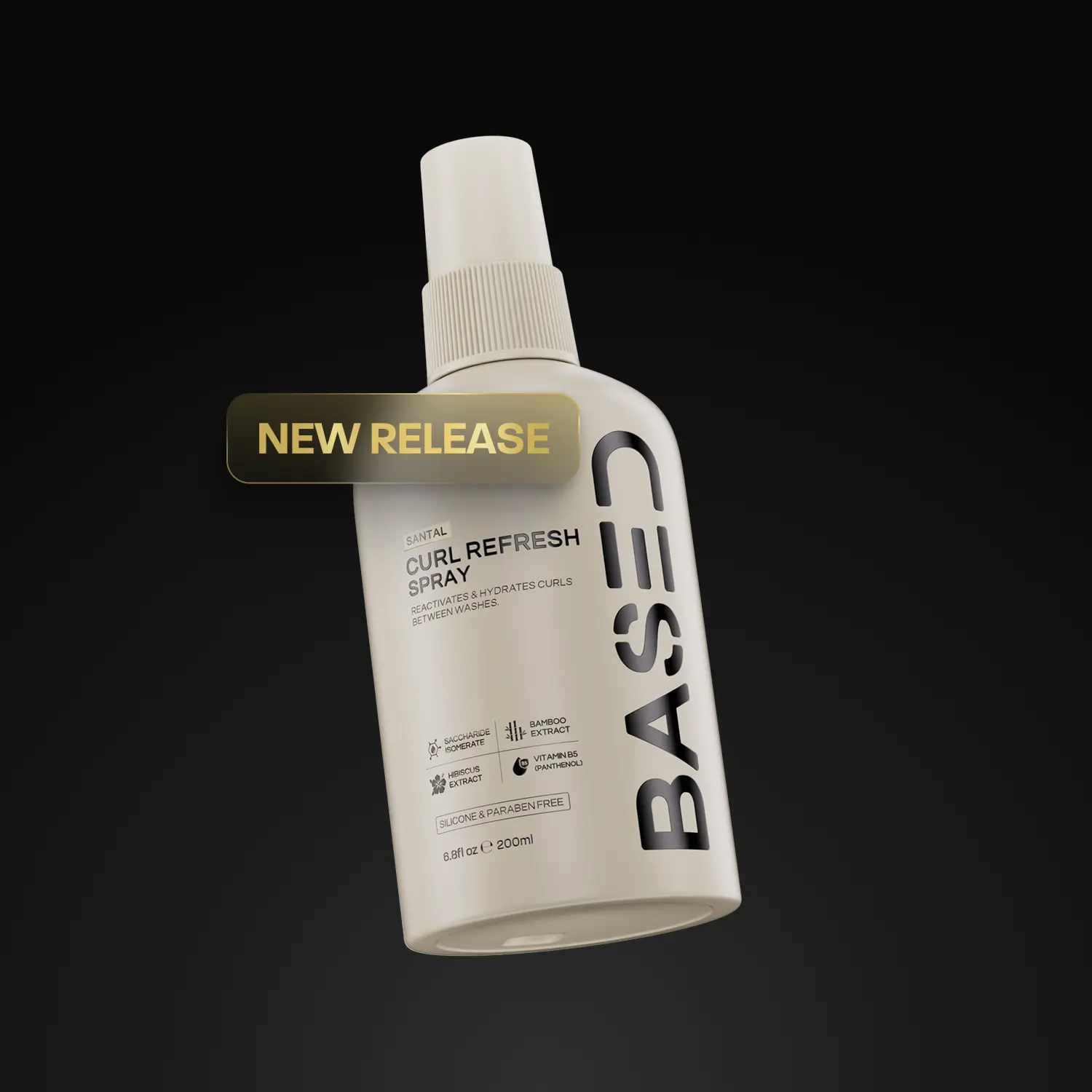 BASED Curl Refresh Spray | Instantly Refreshes Curls, Lightweight with No Buildup | Simple, Effective, BASED.