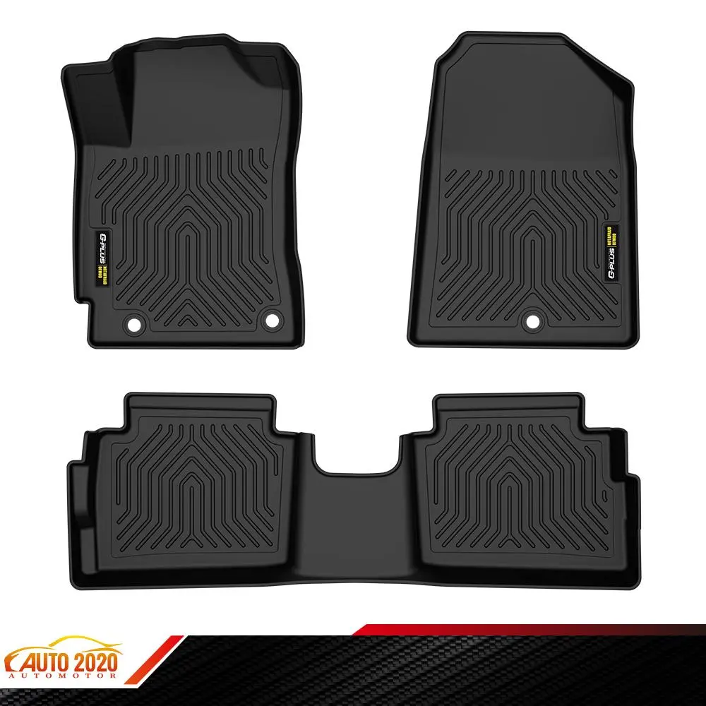 Automotive Floor Mats, TPE All-Weather 3D Molded Waterproof Anti-Skid Car Floor Mats Compatible with 2017-2020 Hyundai Elantra, All-Weather Floor Mats