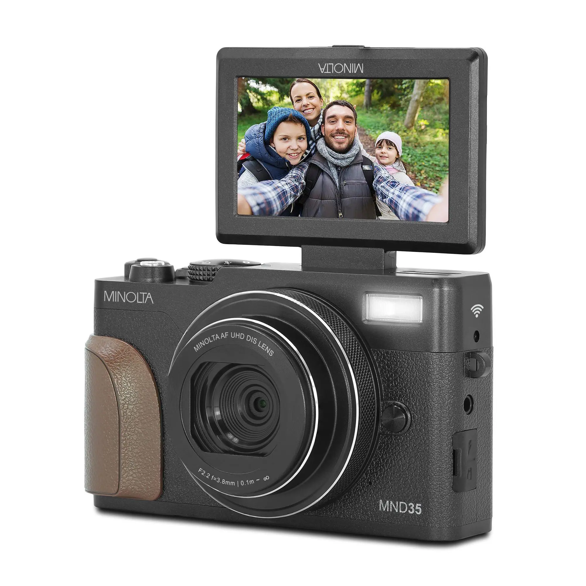 Minolta MND35 64MP 4K UltraHD Auto Focus Camera w/ Accessories
