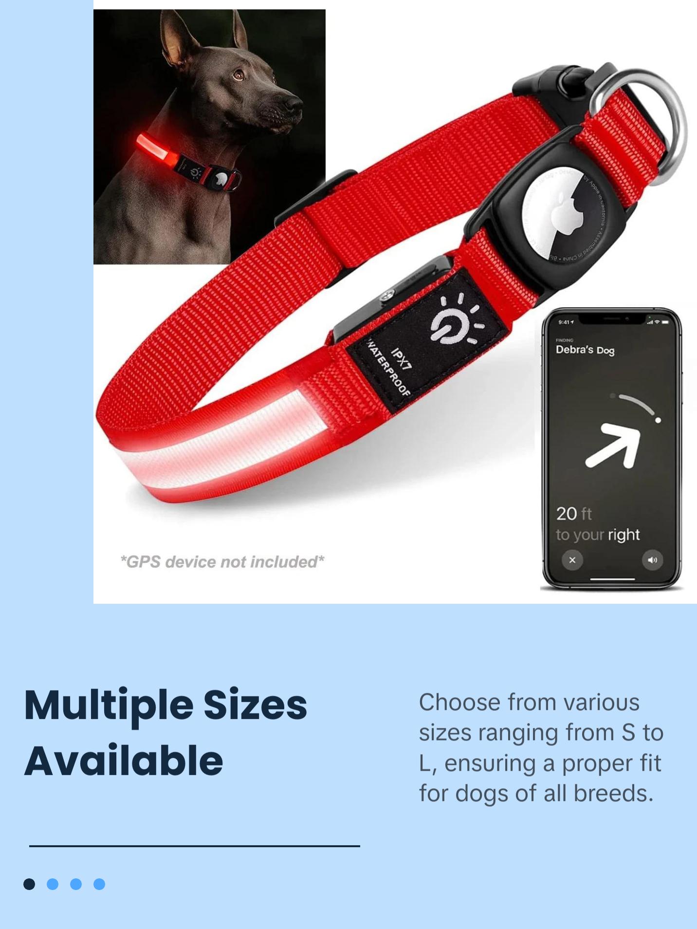 Smart Dog Collars Designed for Apple Air Tag Trackers
