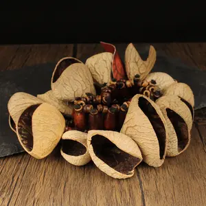 Natural Panji Seed Shell Hand Rattle – Handmade Percussion Shaker for Yoga, Meditation, Sound Therapy & Mindfulness