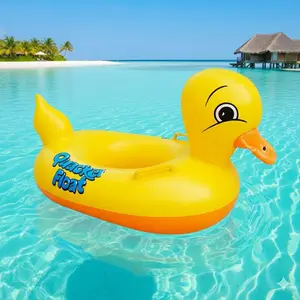 2 Pack Cute Duck Pool Floats for Kids Inflatable Swim Rings Transparent Swimming Tube Summer Water Toys Beach Pool Accessories for Toddlers Boys Girls Heart-Shaped Float with Donuts baby floater Donut Swim Ring Comfortable Colorful Swimming Pool Tube