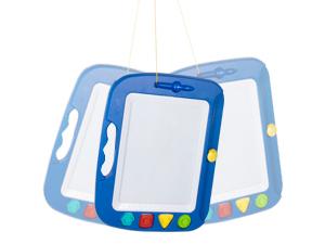 SGILE Large Magnetic Drawing Board - 16 x 13 Inches, Doodle Pad with 4 Magnetized Stamps, Non-BPA, Ergonomic Shape for Preschoolers Play SGILE Large Magnetic Drawing Board - 16 x 13 Inches, Doodle Pad with 4 Magnetized Stamps, Non-BPA, Ergonomic Shape for Preschoolers Play