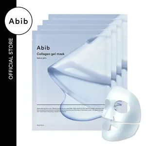 [Abib Official] Abib Collagen Gel Mask Sedum Jelly (4p) for glowing skin｜Korean Vegan Collagen, Overnight Hydrogel Mask, Elasticity Improvement