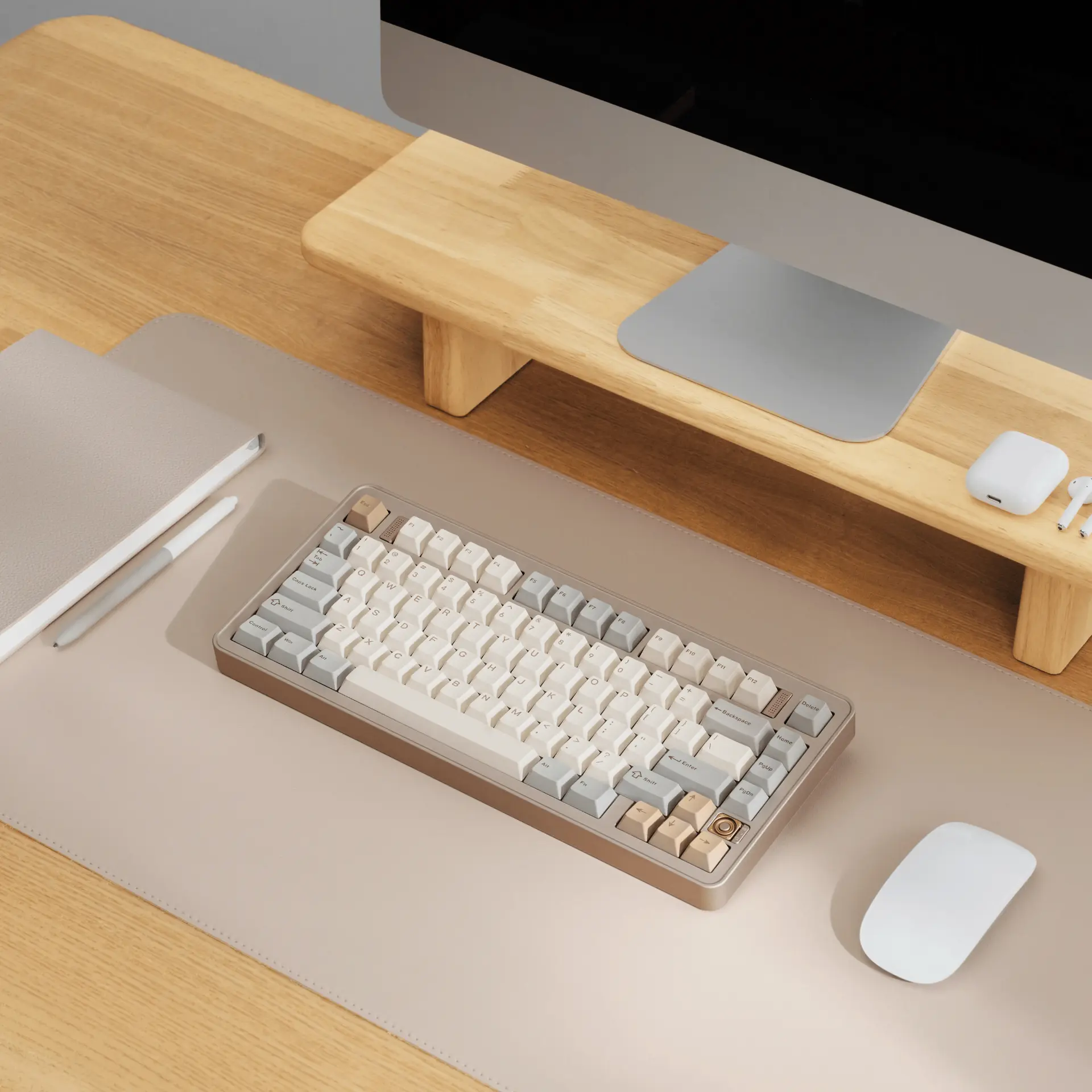 Ticktype EVO75 Wireless Custom Mechanical Keyboard, Evoworks, Creamy Sound, Premium Aluminum Build, Hot-Swappable 75% Layout, Father's day gift, From QK, Owlab, Neo,back to school,back to school haul