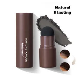 Hairline powder for covering thinning hair and gray hair - waterproof formula, modifies the hairline, suitable for both men and women.