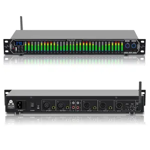 PRO AUDIO 31-Band Digital Graphic Equalizer with Real-Time Spectrum Analyzer | Studio-Grade Noise Reduction Rack Mount | Crystal Clear Home Audio Upgrade ️ Studio Essential Gear
