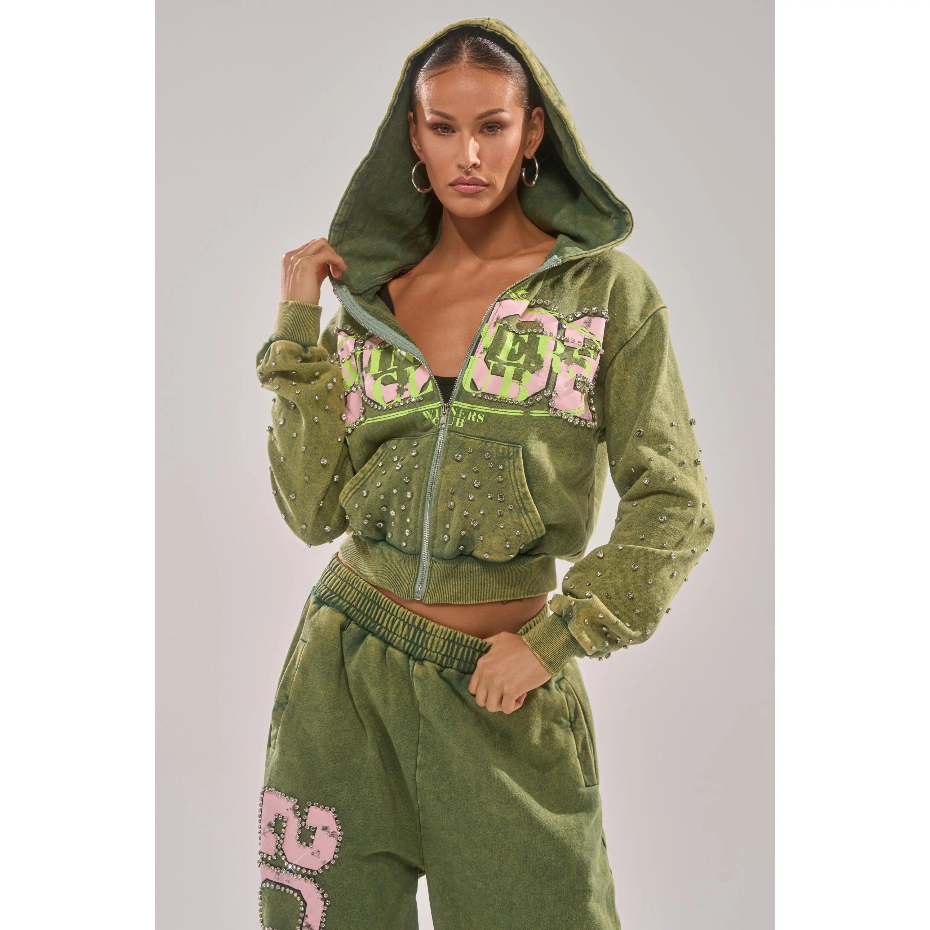 WINNERS CLUB ZIP UP SWEATSHIRT