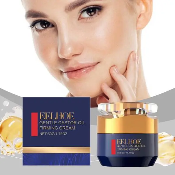 EELHOE Polypeptide Tightening Cream with Collagen, Anti-Aging & Firming Facial Moisturizer for Fine Lines & Wrinkles, For All Skin Types, 1.76 oz, Moisturizing, Hydrate, Concentrated Collagen Cream, Firming Moisturizer, Anti-Aging Facial Massage Cream