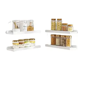 Modern Floating Shelves Set of 2 Wall Mounted Nursery Book shelves Rustic Wooden Picture Ledge Shelf for Living Room Kitchen