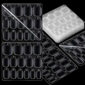 40 Sheets/600Tips Nail Adhesive Tabs for Press on Nails 15 Sizes of Nail Sticky Tabs for Nails Press on Stickers Sticky Tabs Decals Manicure Tools