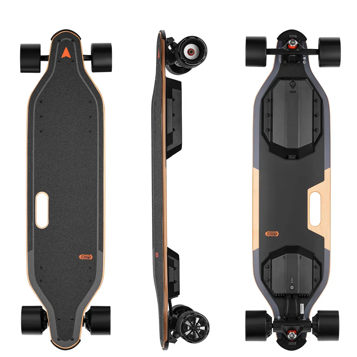 MEEPO V3S/V5/V5ER/ENVY Electric Skateboard with Remote, Top Speed Up to 29 Mph, 4 Speed Smooth Braking, Easy Carry Handle Design, Suitable for Adults & Teens Beginners