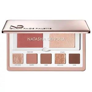 GLAM FACE PALETTE - Eye & Cheek Essential, Matte, Metallic, Cream, Powder, and Crystal Cosmetic - Eyeshadow