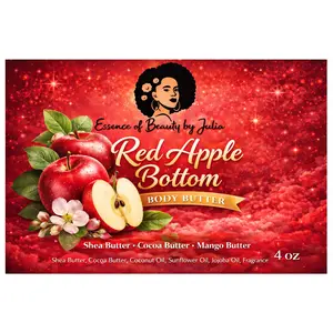 Red Apple Bottom Body Butter with Shea and Cocoa Butter