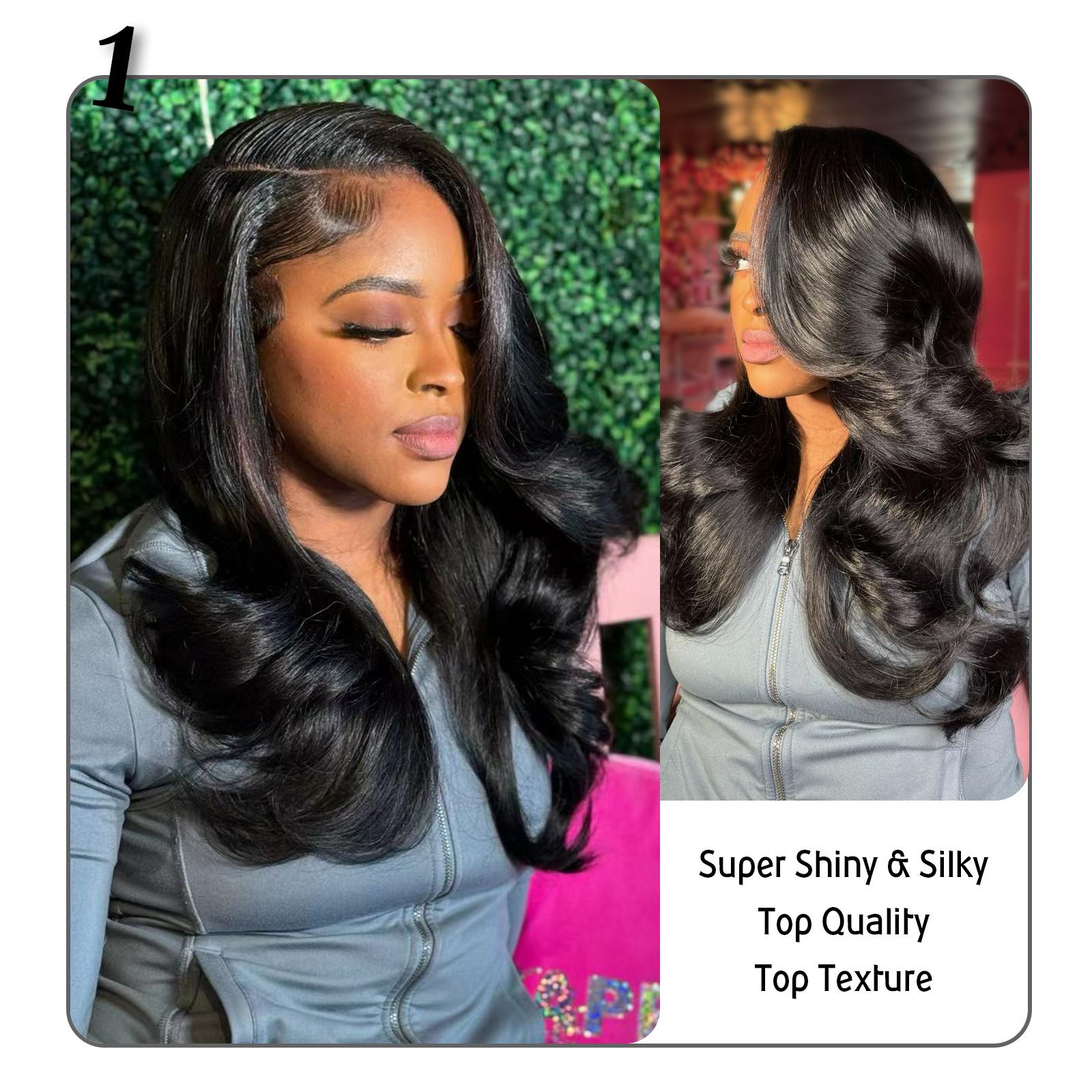 [Wequeen] Budget Friendly 10A Grade 12"-30" Brazilian Virgin 100% Human Hair Body Wave Burmese Curly Straight Deep Wavy Quick Weave Sew in/Glue in Viral Hair Bundles