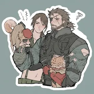 Metal Gear Rising Cyborg Action Game Fan Sticker