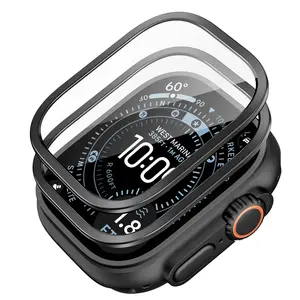 ESR Armorite Screen Protector for Apple Watch Ultra 3 2025 /Ultra 2 /Ultra (49 mm), Military Grade Protection, Tempered Glass Film with Aluminum Alloy Frame, Anti-Scratch, 2 Pack