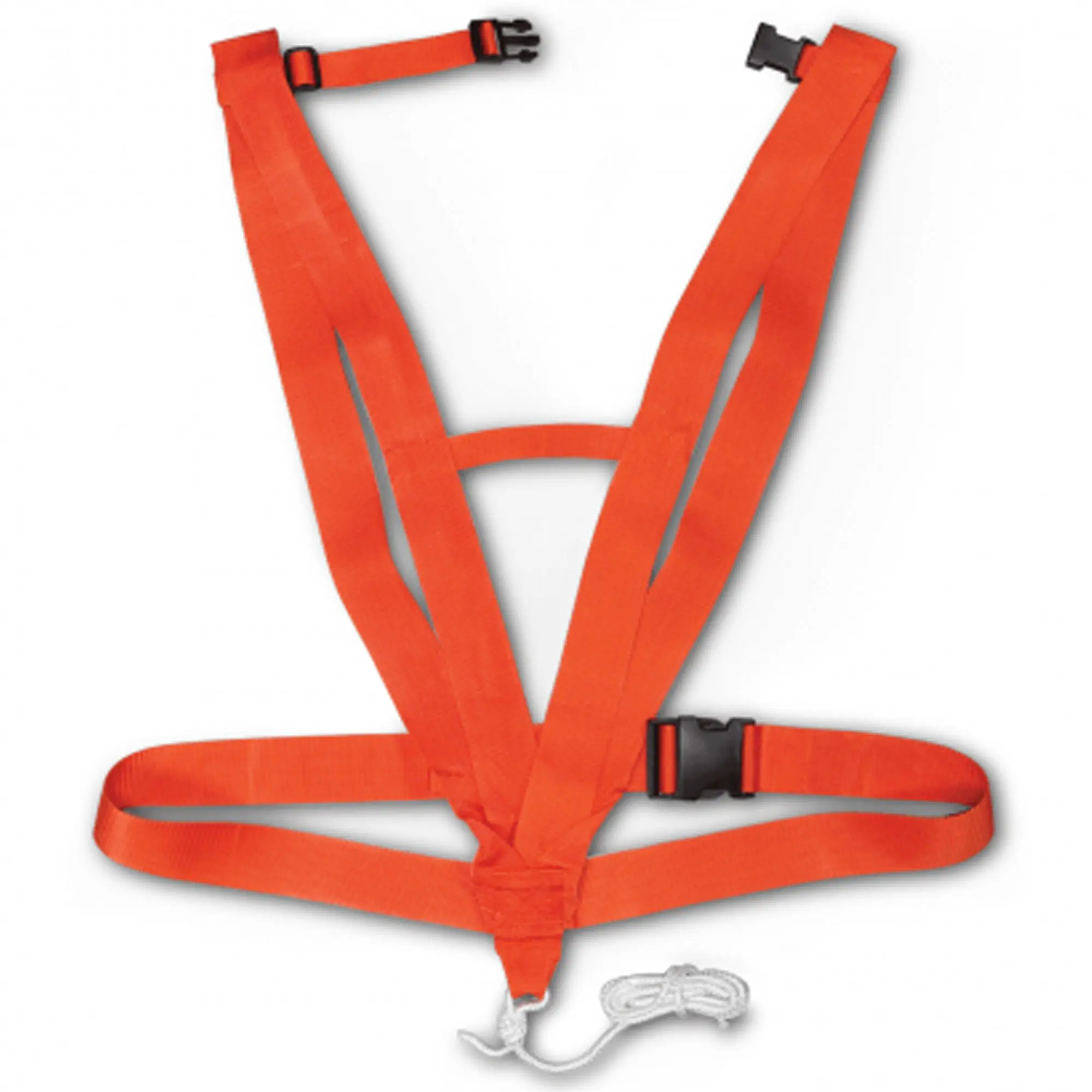 Hunter's Specialties Deluxe Safety-Orange Unisex Body Harness, Adjustable Deer Drag with Waist Belt & Sternum Strap, Incl Drag Rope, Hands-Free Hunting Field Use, Max Pulling Power, Ultra-Durable Hunting Accessory