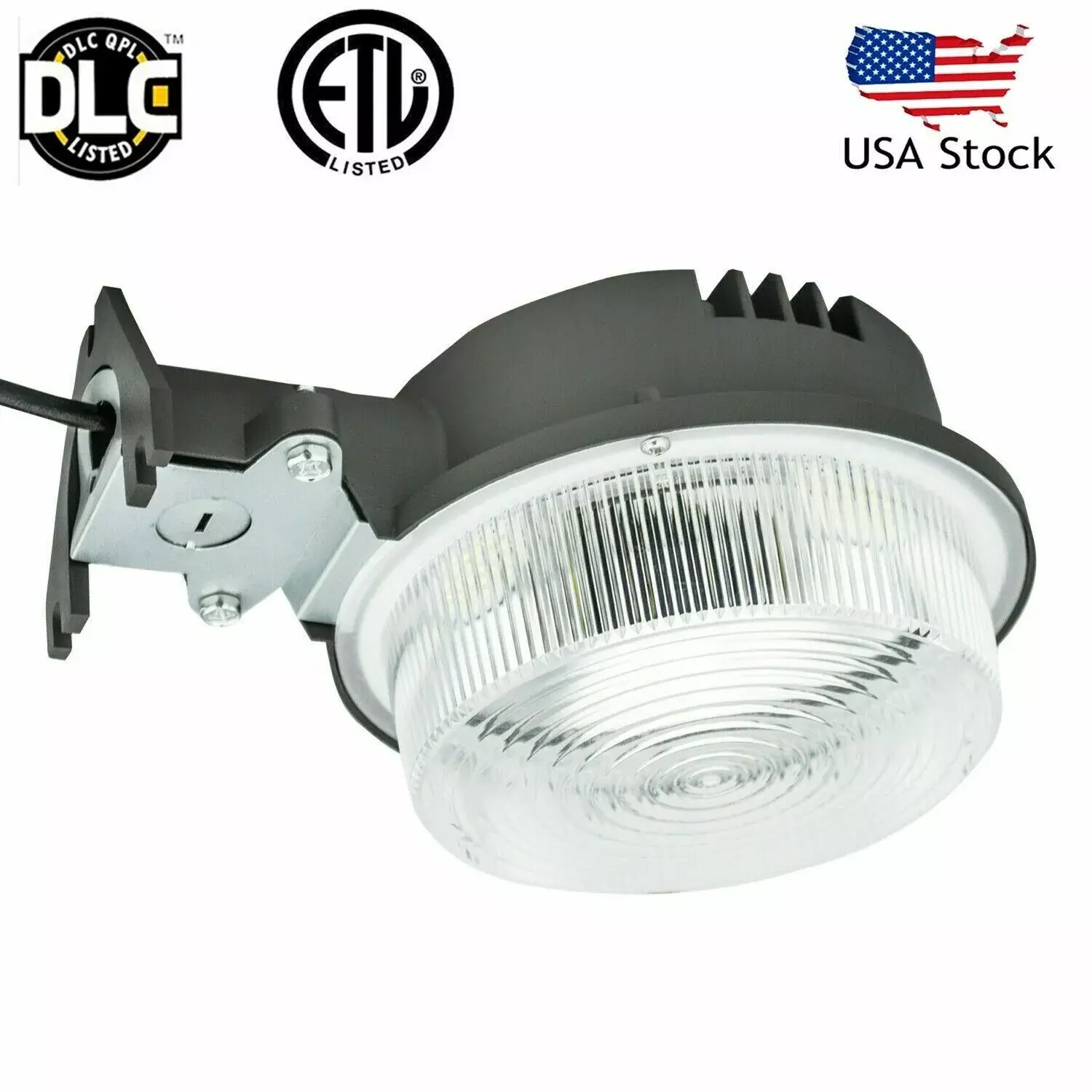 LED Barn Light with Photocell 4000LM IP65 Waterproof 75W Dusk-to-Dawn Motion Sensor Security Light for Yard Warehouse Street IP65 5050 LED 110V-277V Outdoor Lighting Commercial Lighting Energy Efficient Super Bright Led
