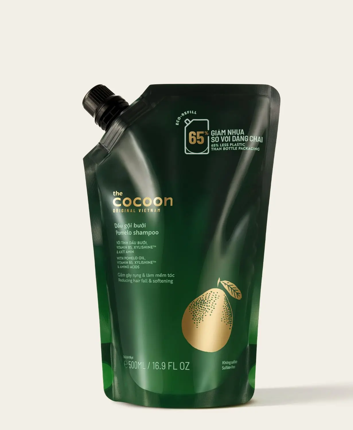 Cocoon Pomelo Shampoo Refill 500ml - 100% Vegan Cosmetics Cocoon Pomelo Shampoo Refill 500ml - 100% Vegan Cosmetics