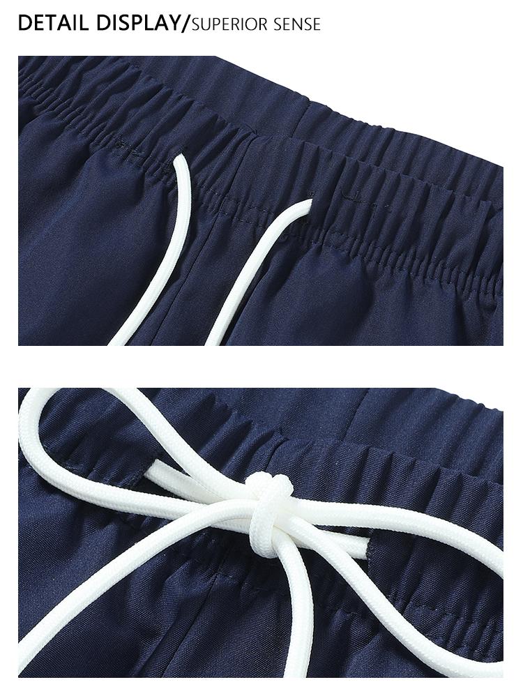 3 Pack Men’s Straight Leg Striped Casual Pants for Spring/Autumn, Trendy High Street Versatile Athletic Joggers for Summer