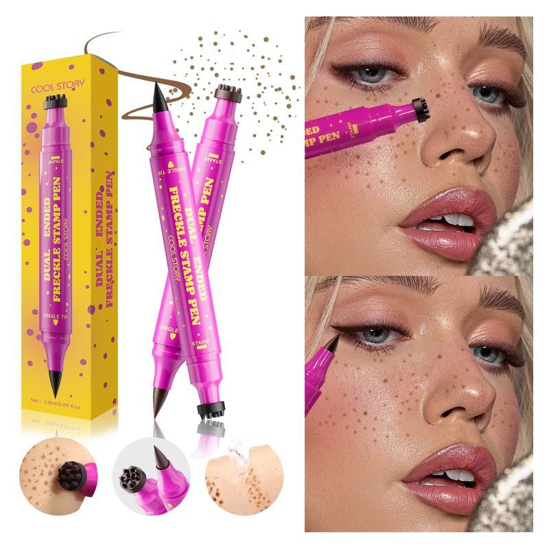 Waterproof Freckles Pen: Faux Freckle Stamp and Fine Tip Eyeliner for Realistic, Long-Lasting Freckles and Effortless Makeup, Perfect for Daily Wear and Cosplay Waterproof Freckles Pen: Faux Freckle Stamp and Fine Tip Eyeliner for Realistic, Long-Lasting Freckles and Effortless Makeup, Perfect for Daily Wear and Cosplay
