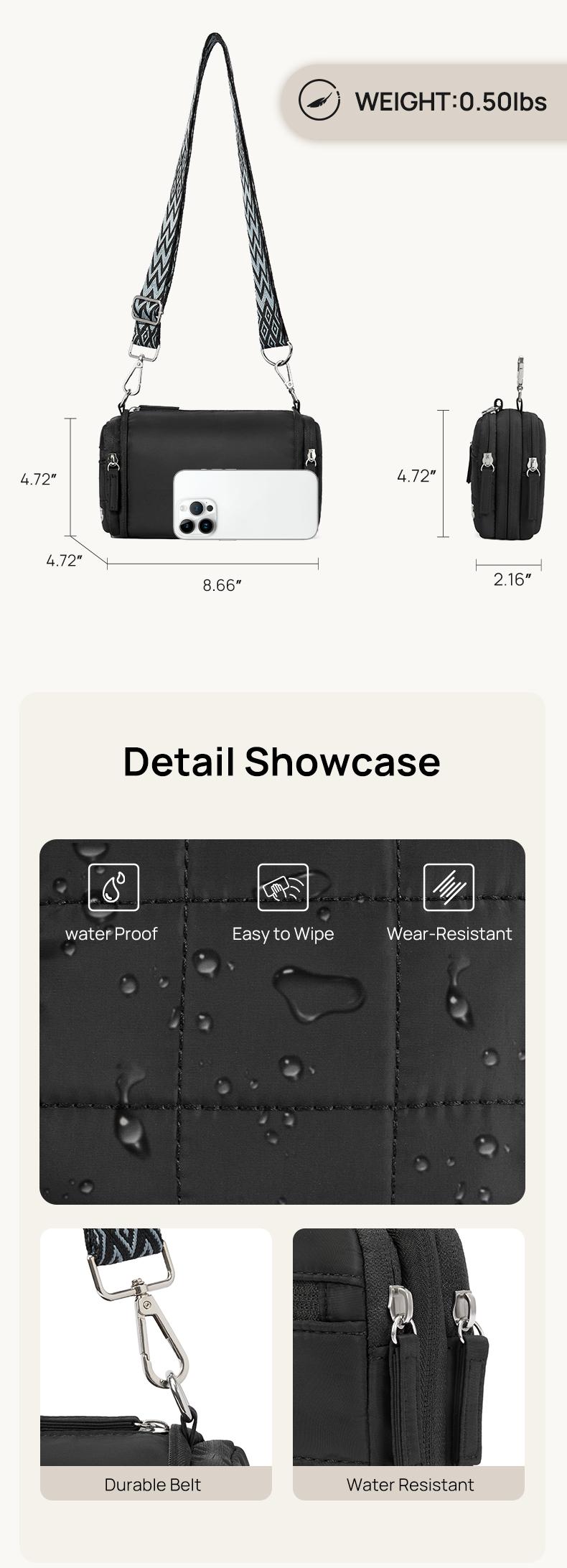 【New Spring Arrivals】Telena  Expandable Crossbody Bag - 3-in-1 All-in-One with Fanny Pack & Wallet, Multi-Functional Storage ,Travel purse ,Travel expansion bag Gift ideas