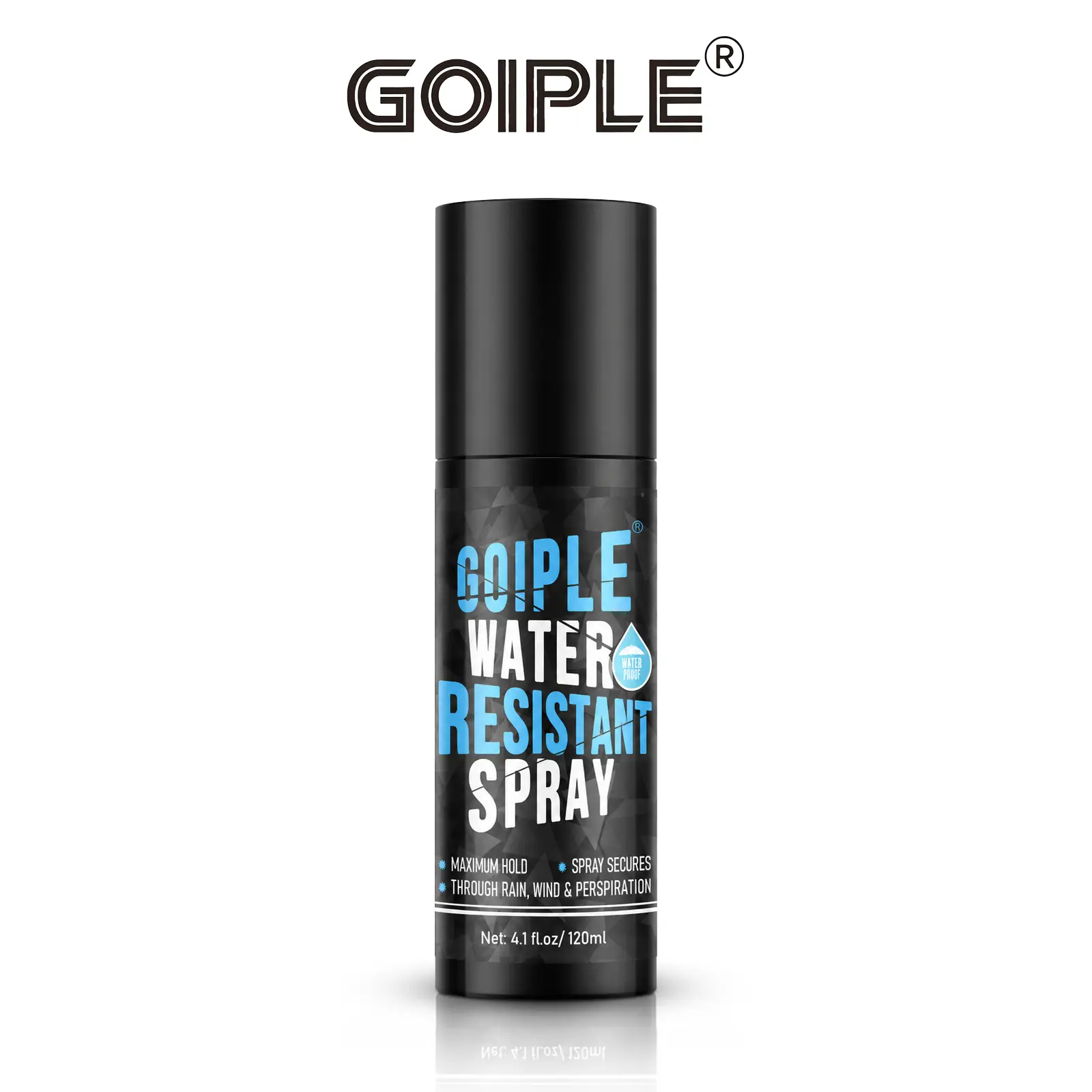 Goiple Hair Fiber Spray, Extra Hold Water-Resistant Formula, Volumizing Hairline Enhancer for Black Hair & Beard