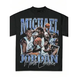 Michael MJ North Carolina Graphic T-Shirt  Y2K Vintage Basketball Rap  Pm Heavyweight Shirt For  & Wo Sweatshirt, Hoodie, Comfort Colors